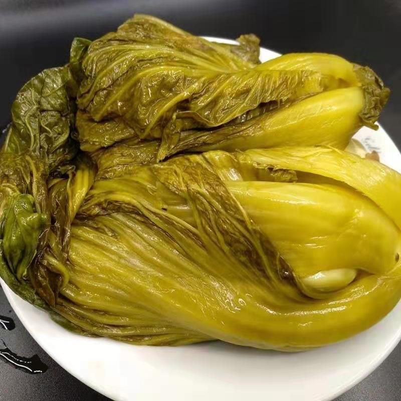 云南酸菜昭通镇雄酸青菜特产真空包装农家大缸腌制香脆无盐酸菜