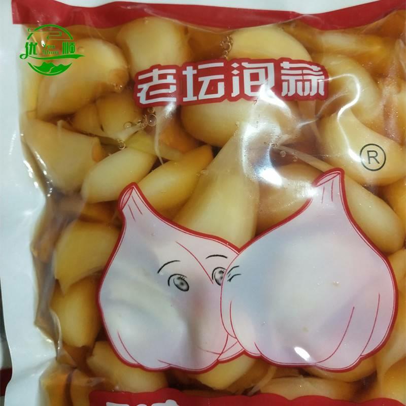 老坛泡蒜 糖醋大蒜 600g啵啵蒜亲嘴蒜 即食下饭咸菜 农家酱泡小菜