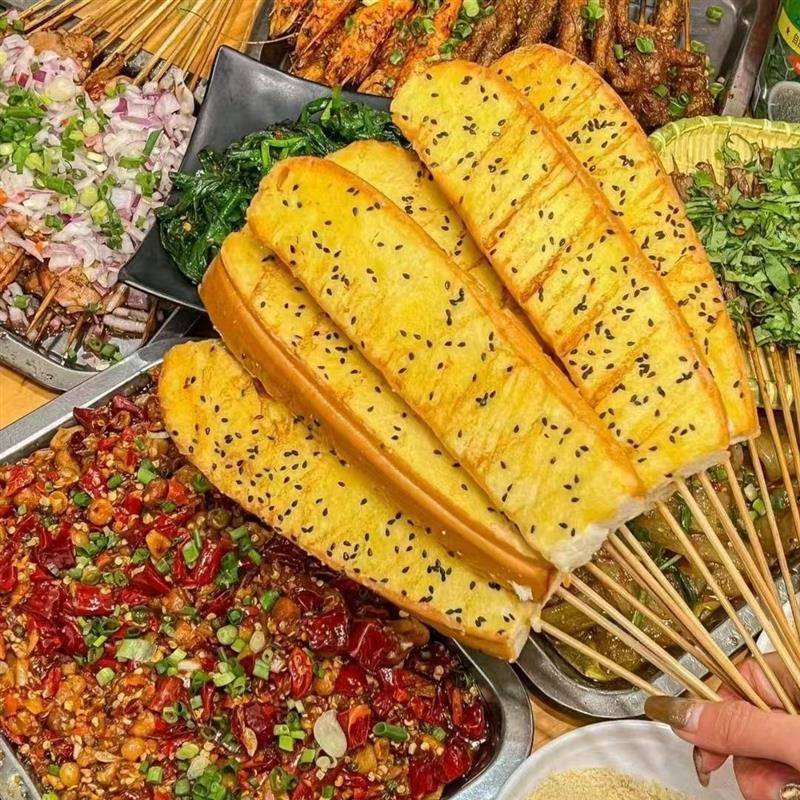 新货烧烤面包张都港式排包一袋里四条10袋40片原味早餐冰箱保