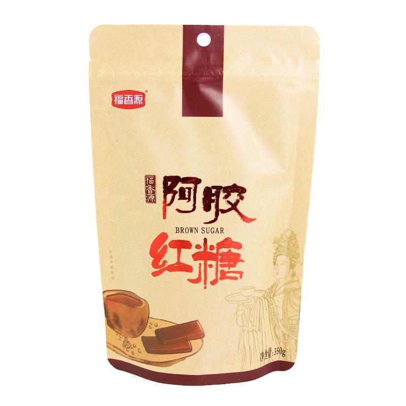 福香源老红糖350g姜汁阿胶女生经期泡水甘蔗红糖袋装厨房调味食糖