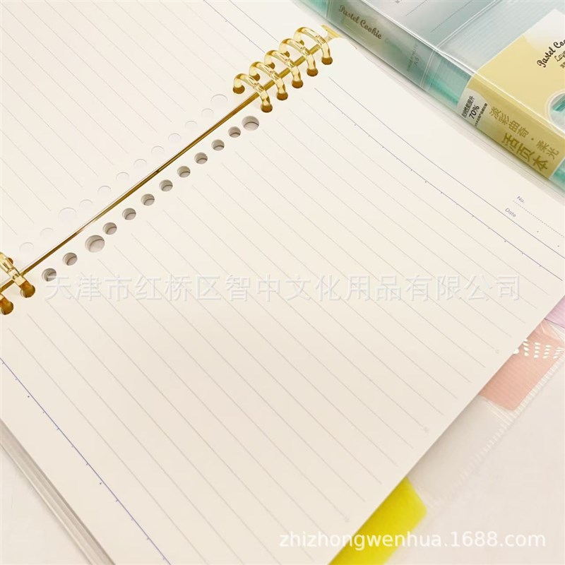 日本KOKUYO国誉WSG-RUYP10/11/12淡彩曲奇柔光A5/B5/A4替芯活页本