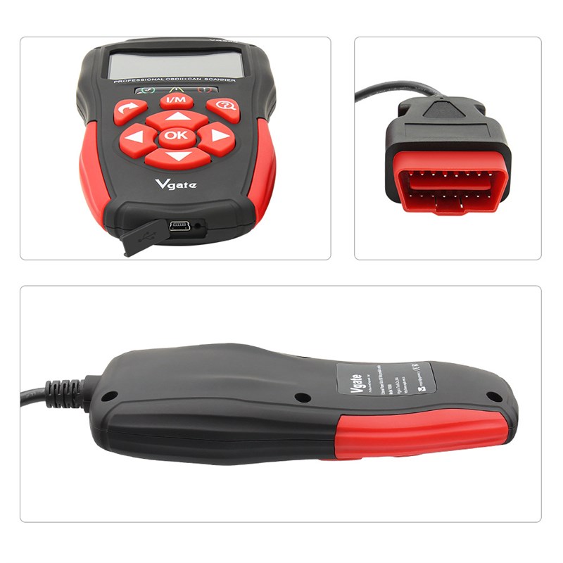 Vgate VR800 OBD2扫描仪汽车代码读取器扫描工具读码器诊断仪