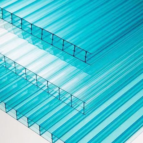 上海雨超彩钢 透明板蜂窝阳光板中空板雨棚遮阳棚幕墙采光优