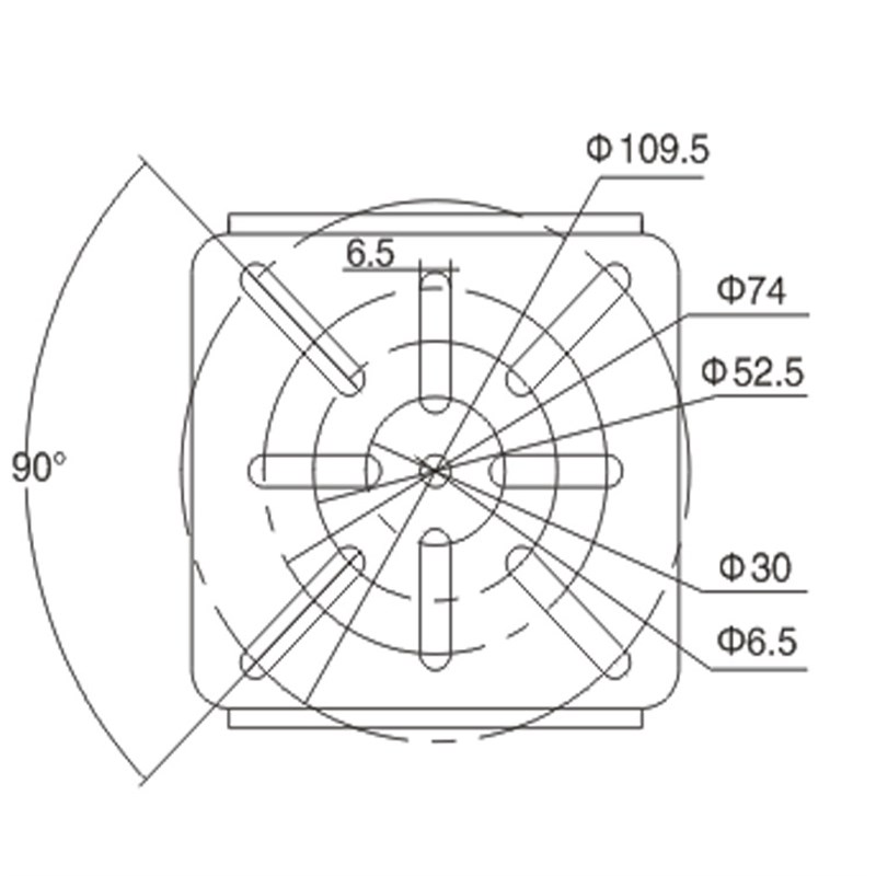 监控铝合金三维万向节支架 护罩铝合金鸭嘴 适用于海康万向鸭嘴