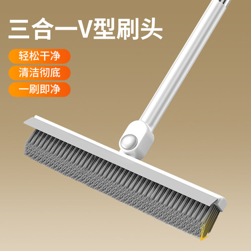 地板刷化妆室地刷子长柄洗地刷地缝隙浴室洗N墙清洁浴室洗厕所瓷
