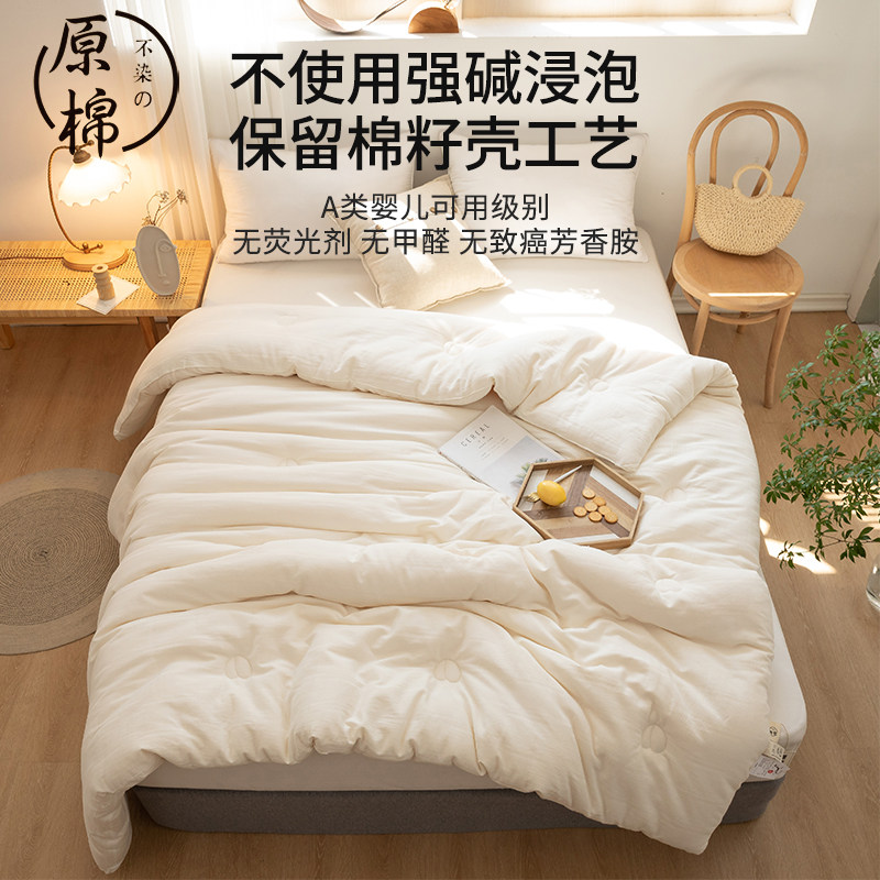 梨梦 A类大豆纤l维被芯春秋冬被全棉学生被子单人双人被褥保暖,床上用品,化纤被,淘宝优惠券,粉丝福利购,淘宝优惠卷