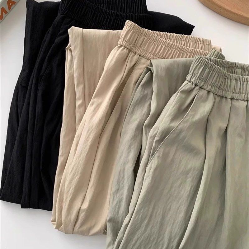 梨型身材九分休闲奶奶o裤女大码夏季薄款胖妹妹宽松显瘦阔腿凉凉,女装/女士精品,大码裤装,淘宝优惠券,粉丝福利购,淘宝优惠卷