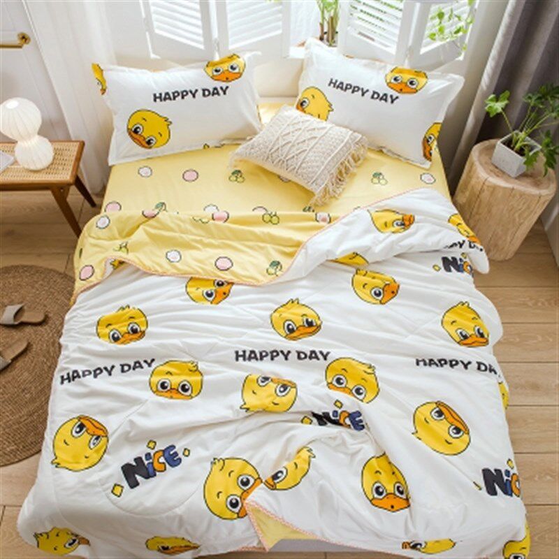 夏凉被四件套全棉被芯n夏天空调被春秋薄款被子单人宿舍双人S夏季