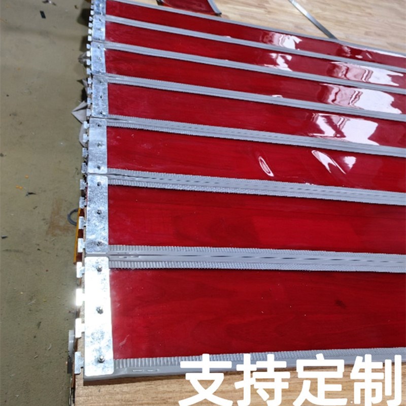 红色防弧a光软门帘塑料皮软板磁吸挡风遮光板防风软皮帘商用遮挡