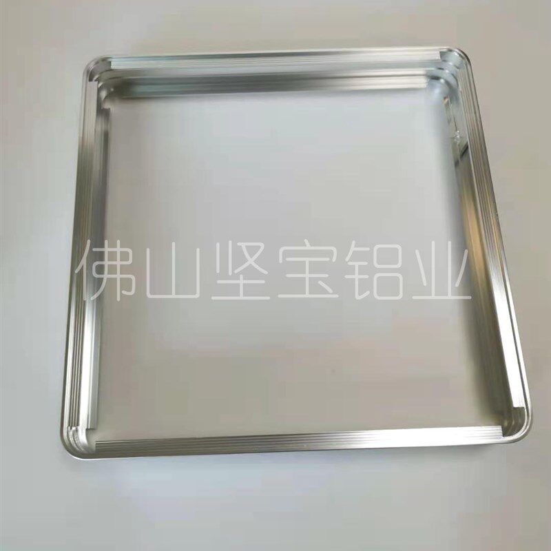 铝挤型材料折弯铝边框 圆角一体铝框 广告铝框P 铝灯箱一体成型加