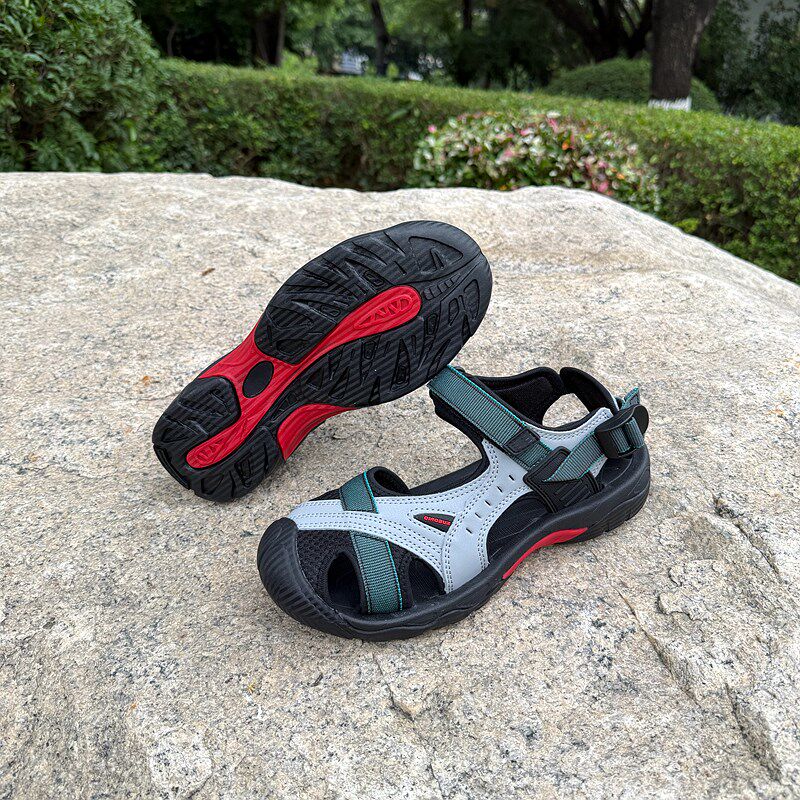 夏季户外运d动登山凉鞋护趾防滑儿童溯溪沙滩鞋魔术贴包头凉鞋男,户外/登山/野营/旅行用品,沙滩鞋/凉鞋/拖鞋,淘宝优惠券,粉丝福利购,淘宝优惠卷