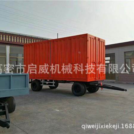 源供应 箱式平板货拖车 1雨FOK棚拖车厂吨家0供应