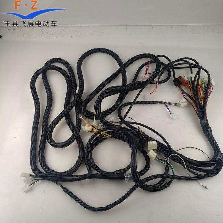 四轮车用线路改装电动车配件制作三轮车线速双保险盒配电源线