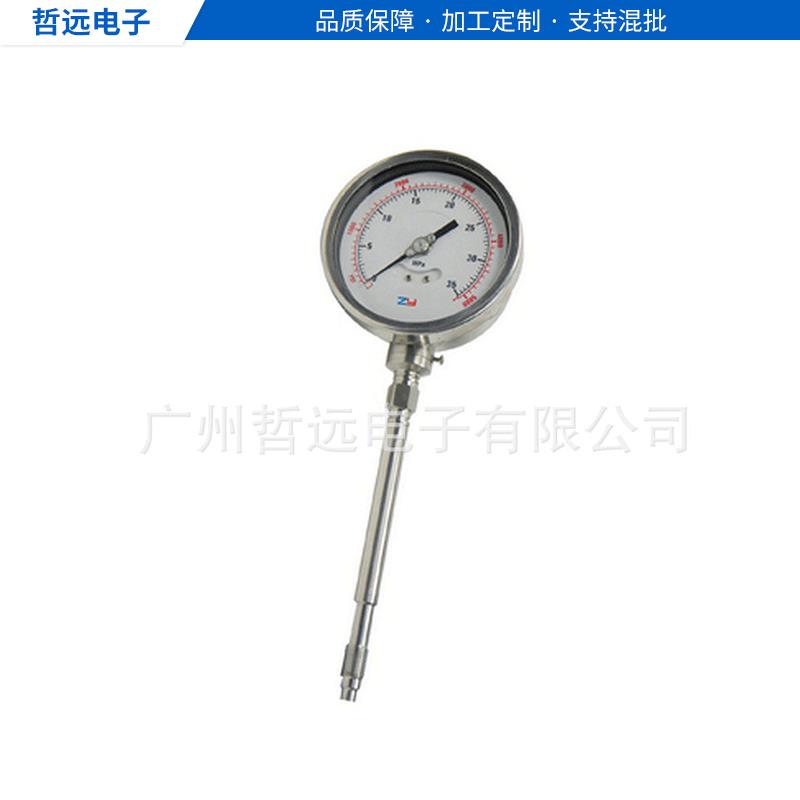 厂家供应PT124YB指针式熔体压力表调节式熔体隔膜压力表调节阀