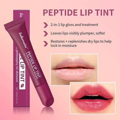 10ml Peptide Lip atment Moisturizing LiKp Mask Gel To Remove