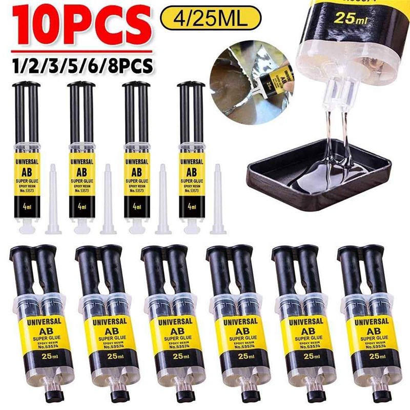 4/25ml Epoxy Resin AB Glue WaterDproof Instant Fast Adhesive