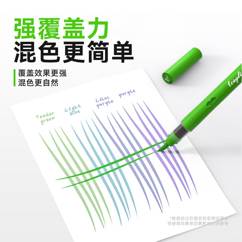 初描水彩笔涂色丙烯儿童马克笔美术生72色水彩笔学生画笔彩色笔幼