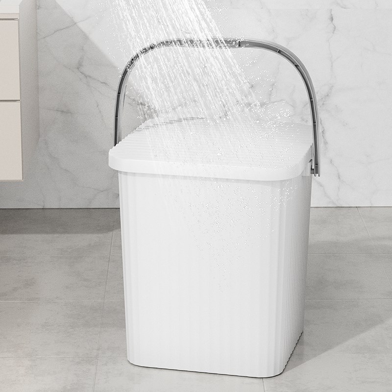 家用桶盆套装学生宿舍三件套洗脸盆一体一套塑料加厚手提水桶带盖