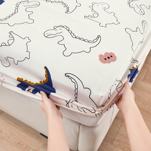 床笠全棉单件学生宿舍1.5床罩1米床2023年新款纯棉1.2加厚135x200