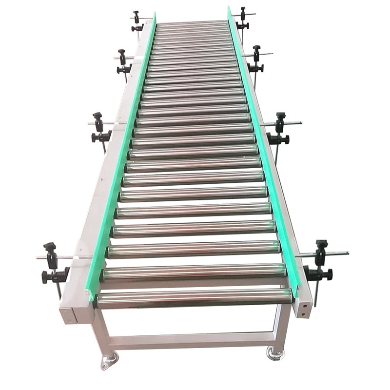 装卸滚筒输送机仓储自动化流水线生产线医药分拣线重型爬坡输送线