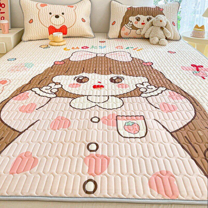 乳胶冰丝凉席三件套夏天可水洗2025学生宿舍床单人儿童空调软席子,床上用品,乳胶席,淘宝优惠券,粉丝福利购,淘宝优惠卷