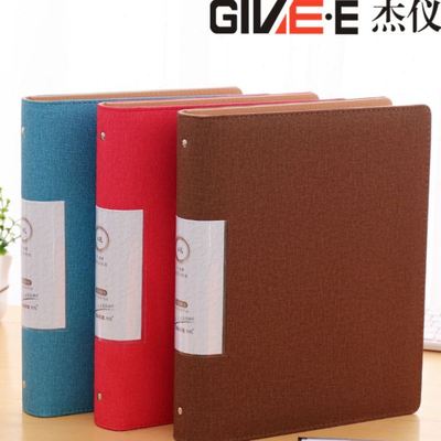 名片册商务大容量1000卡女式名片夹A4皮面活页收纳卡片册集卡册