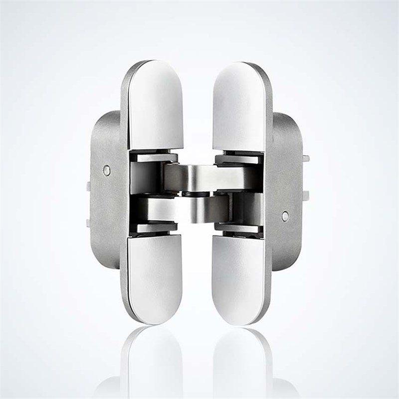 隐形门合页304不锈钢暗藏式木门室内室外木门房门暗门十字铰链