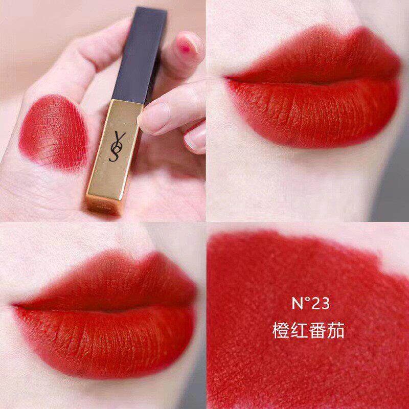 正品舞台妆大红色口红正红小金条细管滋润唇膏平价学生款番茄辣椒