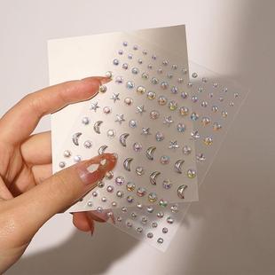 正品钻石贴纸脸部贴钻舞台妆儿童化妆贴脸饰品碎水钻新娘眼妆亮