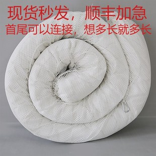 围油栏吸油e拖栏吸油索工业吸油绳水地面拦截吸收油污围油索12.7c