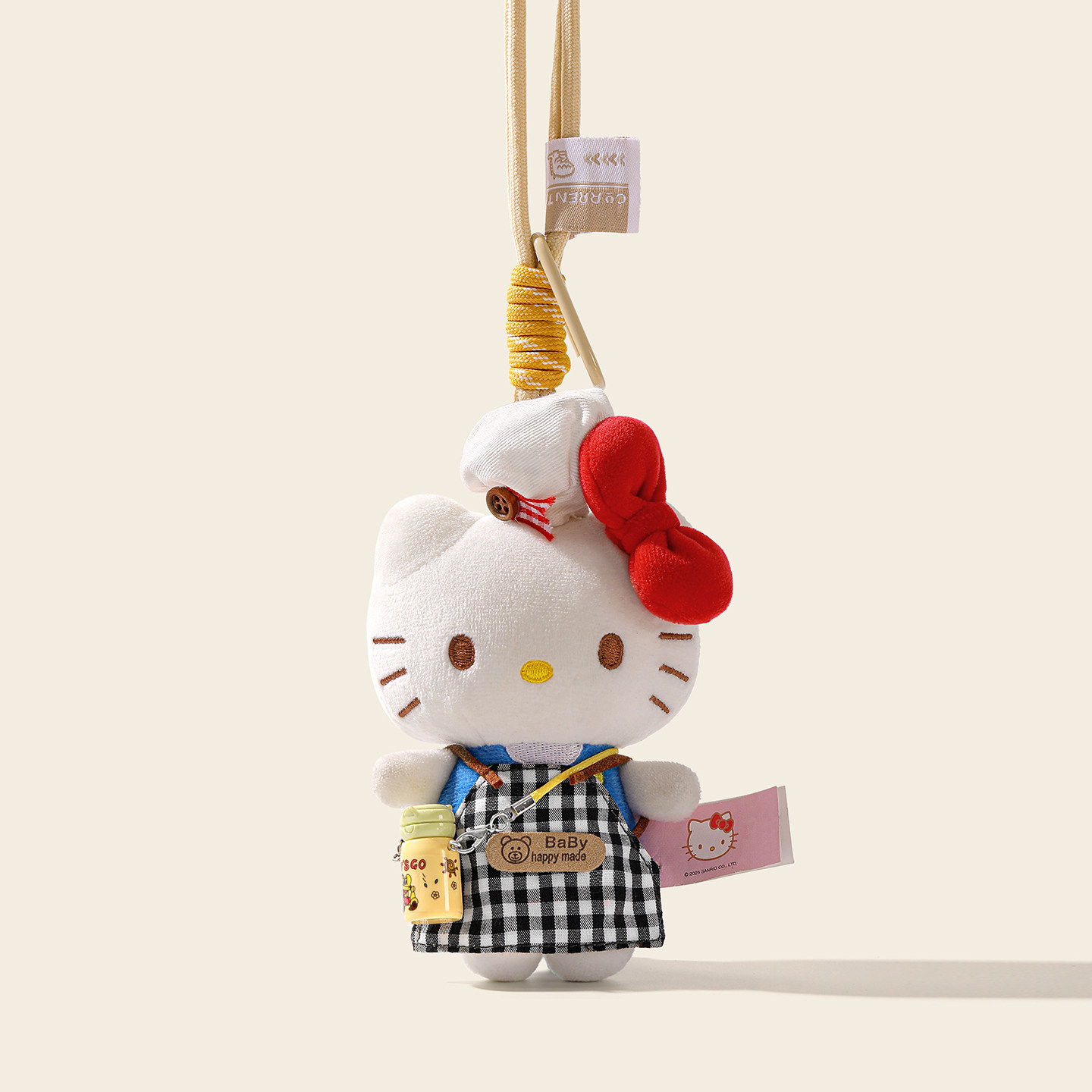 正版hellokitty包包挂件哈喽kitty公仔玩偶书包挂饰链毛绒钥匙扣