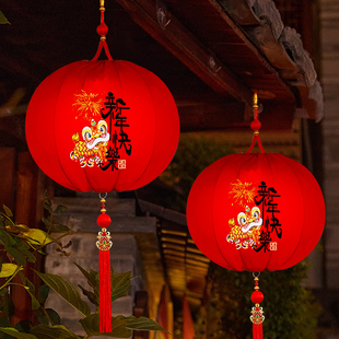 2026马年新款新年红灯笼春节挂饰福字大门口户外阳台挂件布置装饰