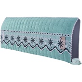 新款 加厚床头罩全包防撞软包欧式 皮床木床头盖布简单大方