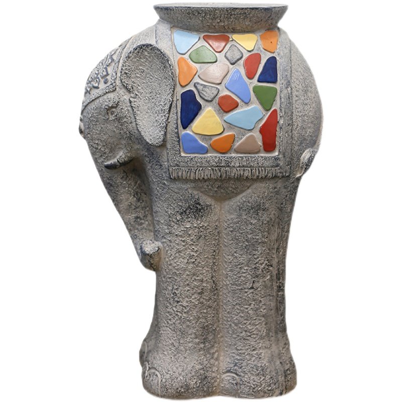 招财大象档创意家居玄关庭院阳台客厅装饰品摆设大号工艺品,家居饰品,户外/庭院摆件,淘宝优惠券,粉丝福利购,淘宝优惠卷