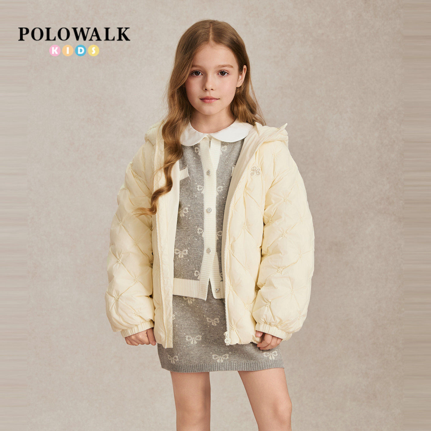 POLOWALK女童冬季新品羽绒服