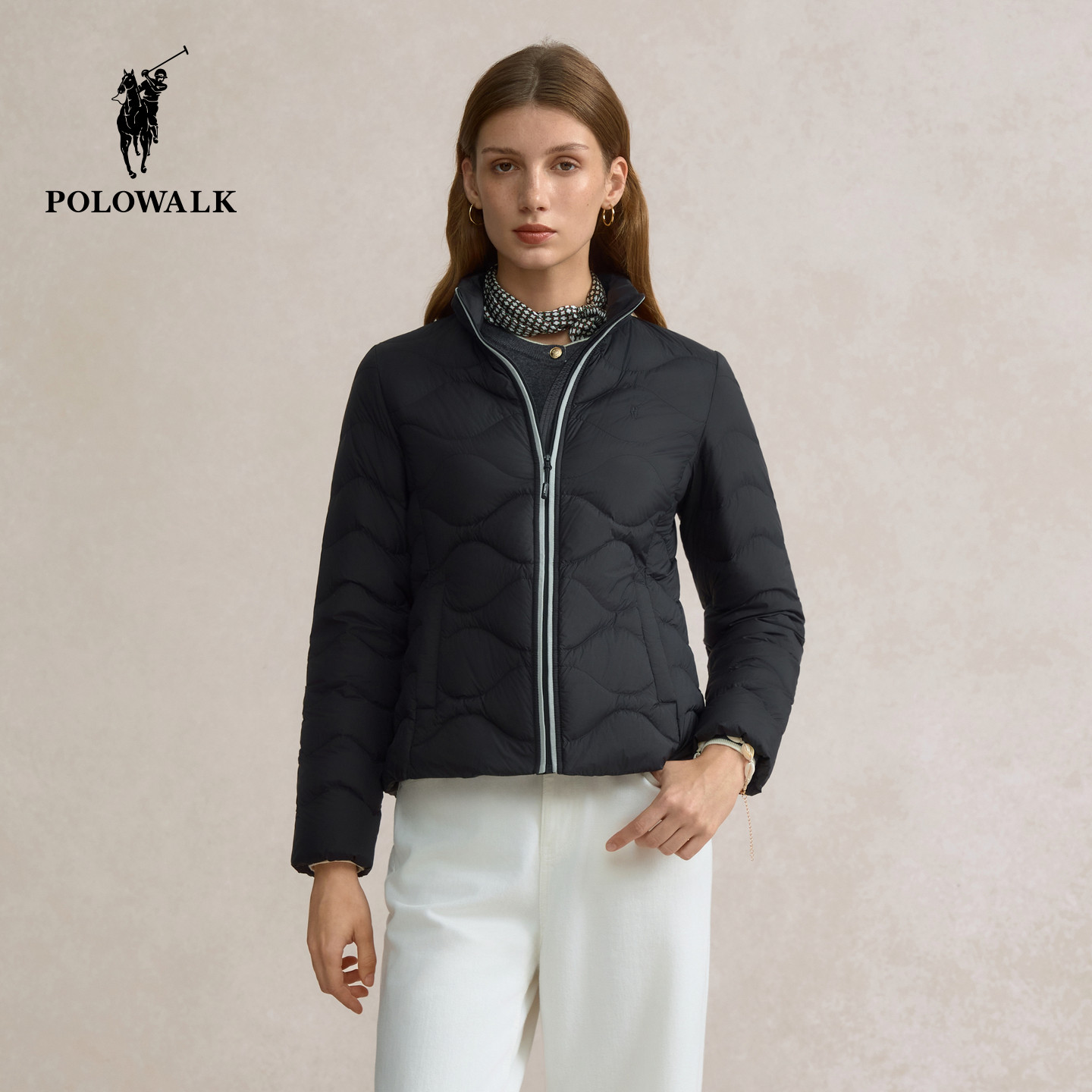 POLOWALK奥莱女装保罗短款休闲小个子轻薄百搭羽绒服保暖