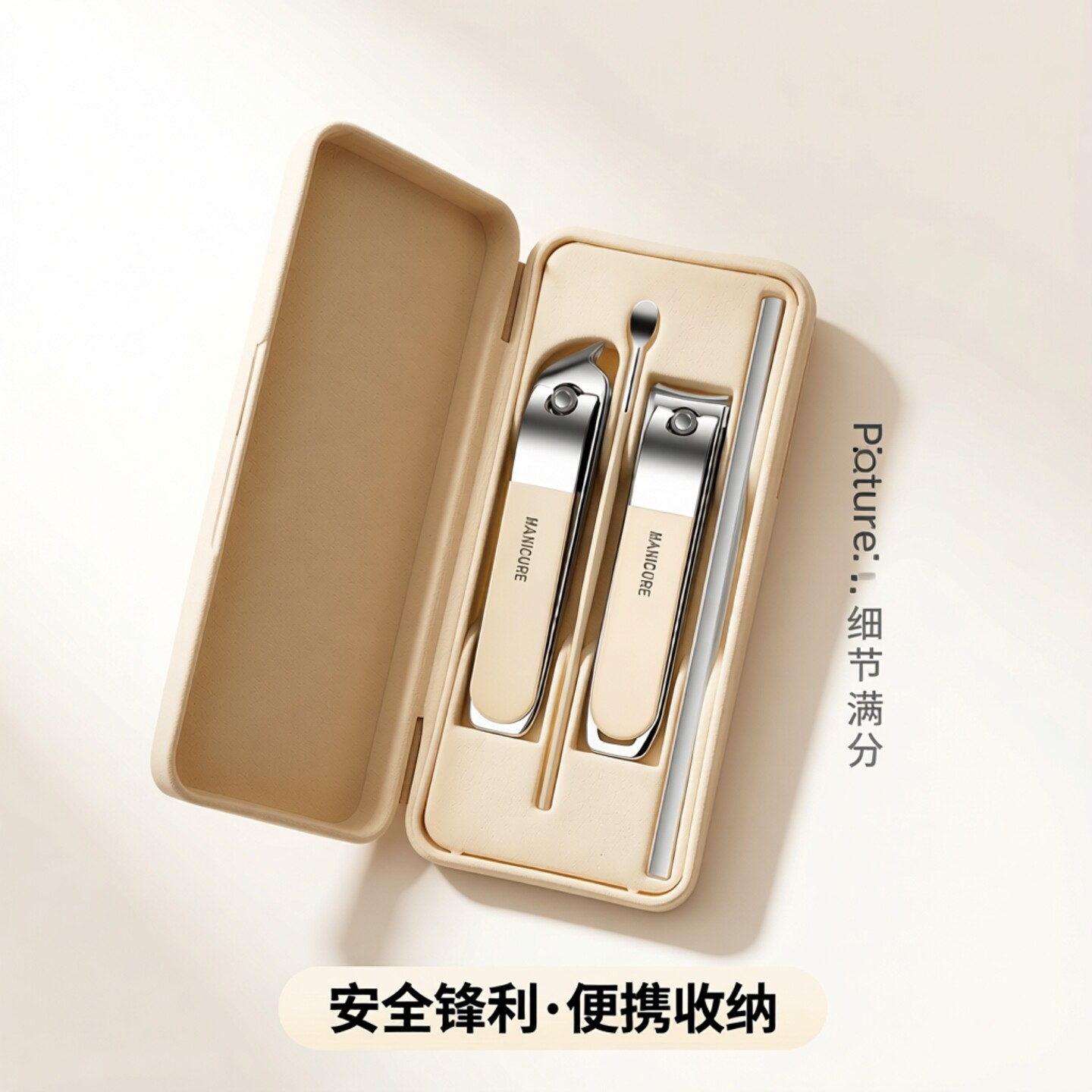 新款家用指甲剪修甲工具4件套