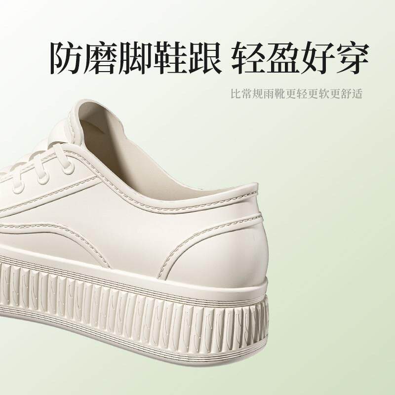 新品时尚雨鞋女款防滑防水鞋户外穿短筒加绒雨靴成人低帮工作水靴