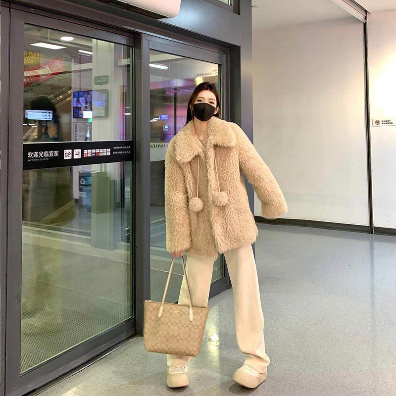 新品KEKE家2024冬季新款皮