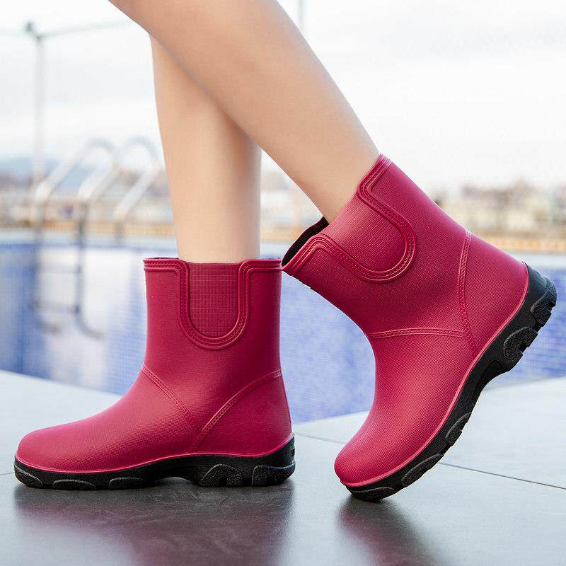 新品新品雨鞋女款2026新款加绒雨靴可爱防水套鞋水鞋水靴男士防滑