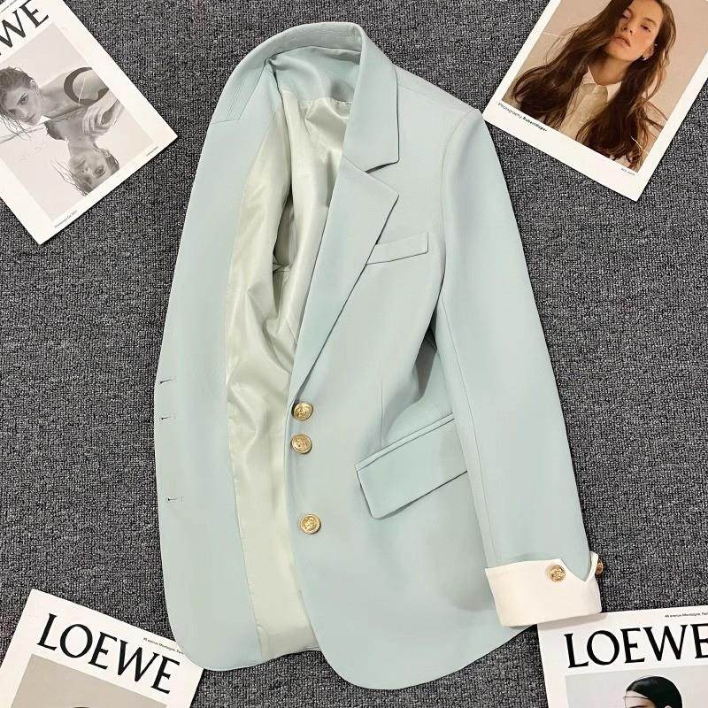 新品小西装外套女2025春秋季新款黑色小个子休闲气质高级感炸街小