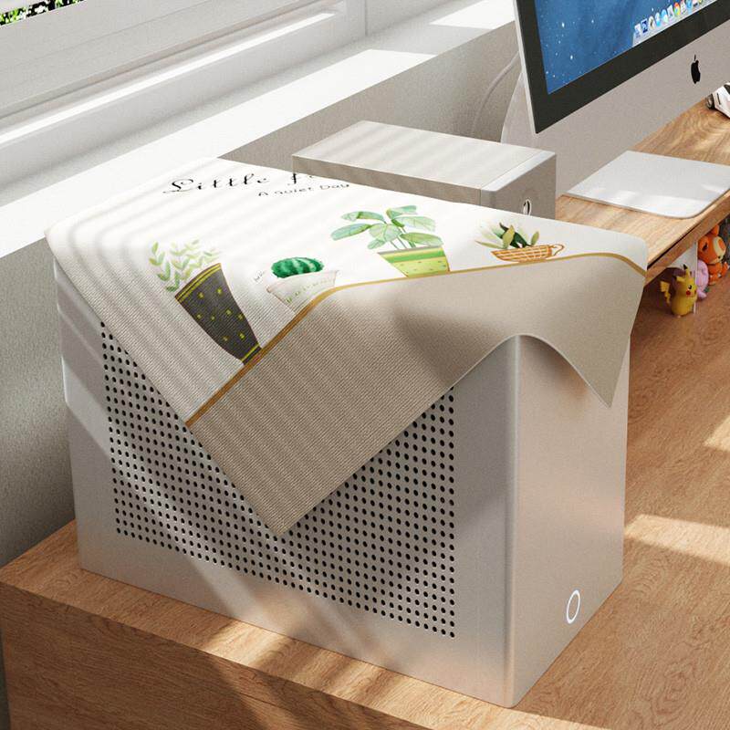 现货台式电脑防尘罩布主机箱盖布音响低音炮音箱防尘盖巾保险箱防