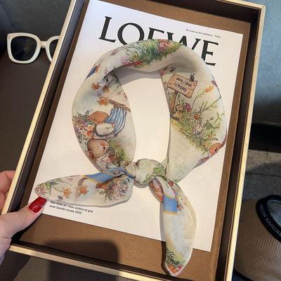 护颈小围巾童话故事小兔丝