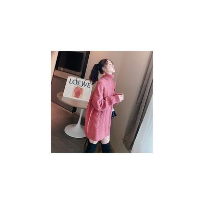 新品高领毛衣女士宽松外穿