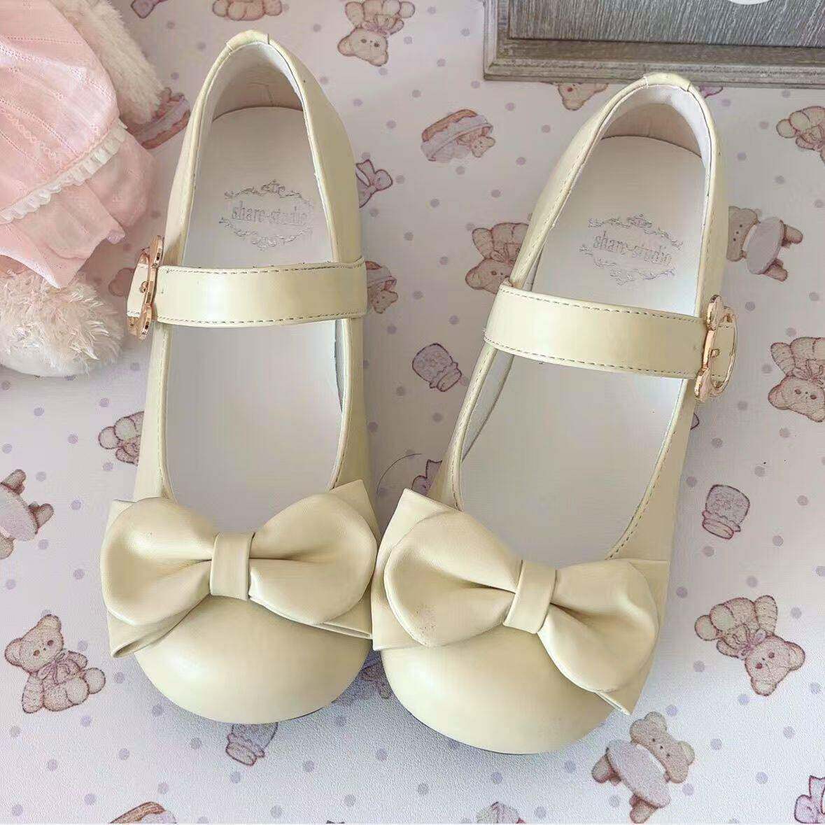 新品41 42 43特大码学院可爱圆头软妹百搭lolita玛丽珍鞋低跟lo鞋
