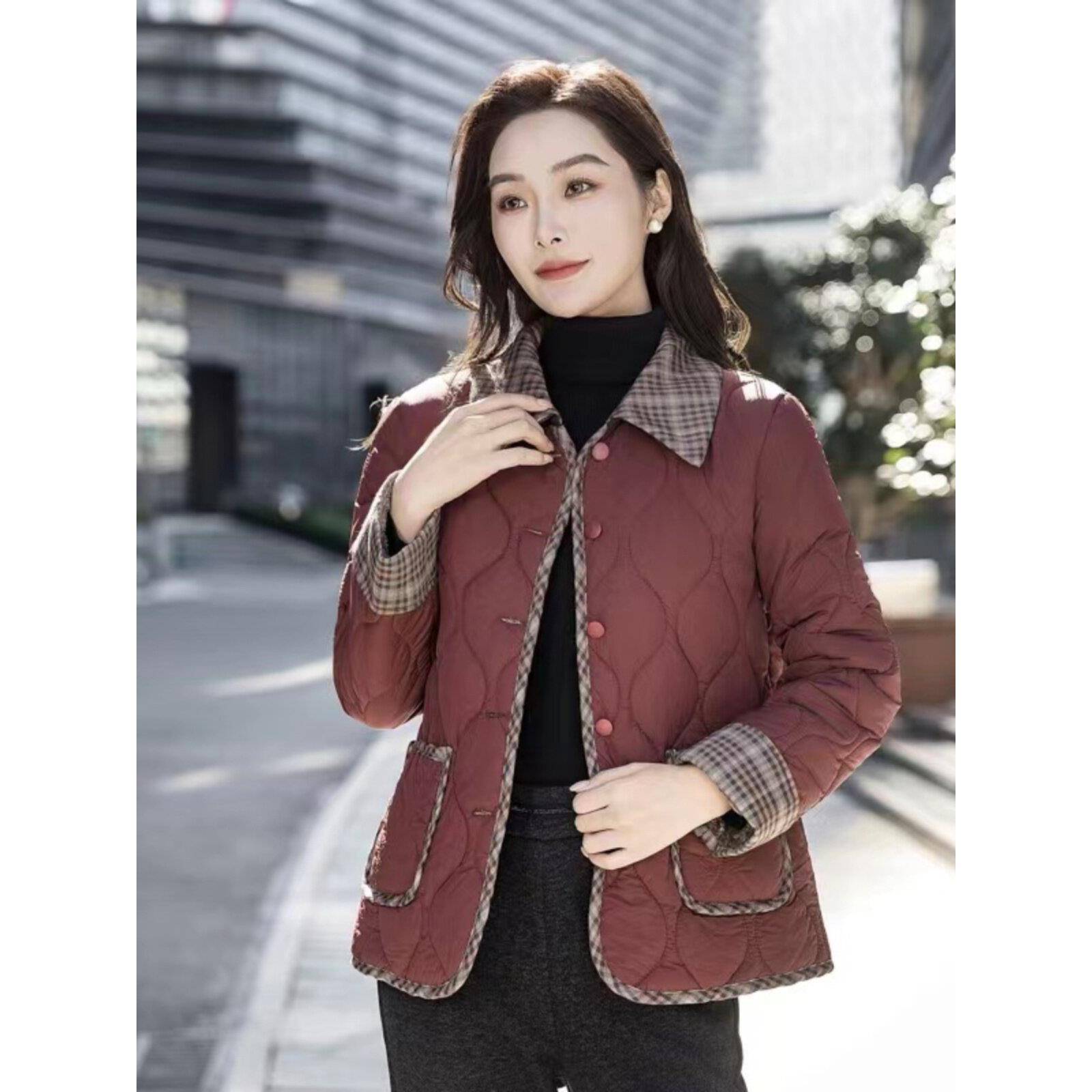 新品中老年棉袄女冬季妈妈棉服2026新款秋冬装外套洋气加绒加厚小
