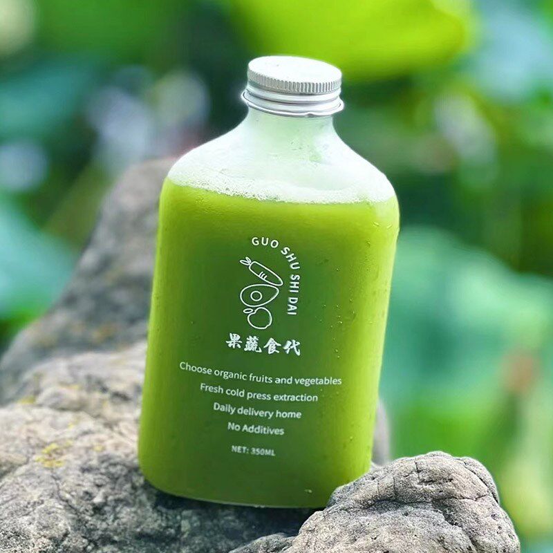 轻断食果蔬汁瓶 奶茶瓶小t摘堂果汁饮料瓶PET塑料 冷萃茶冷泡茶瓶