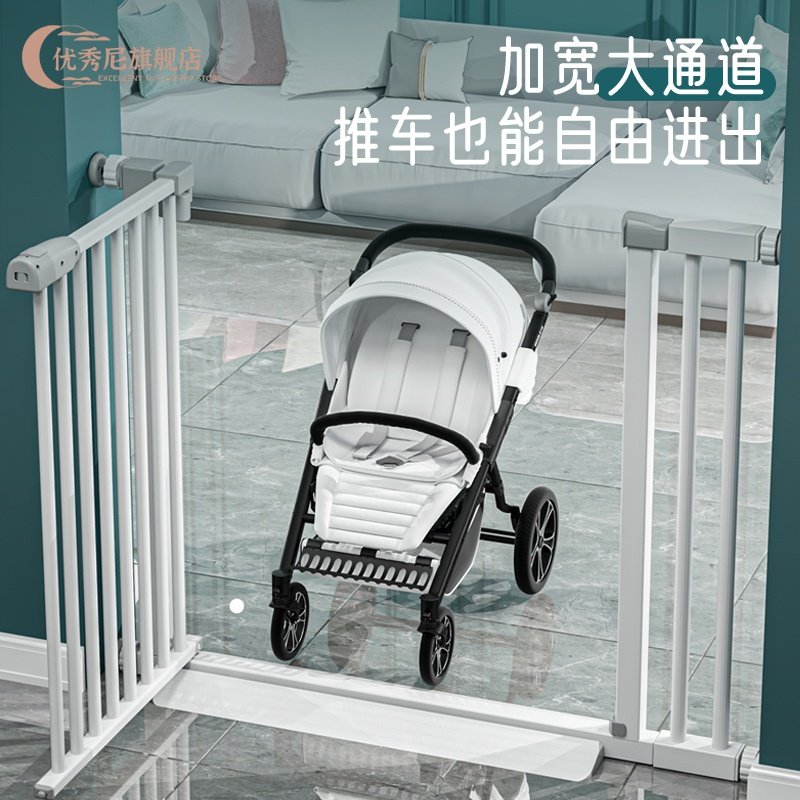 楼梯口护栏儿童i安全门围栏宝宝门栏防护栏宠物栅栏门口拦婴儿栏