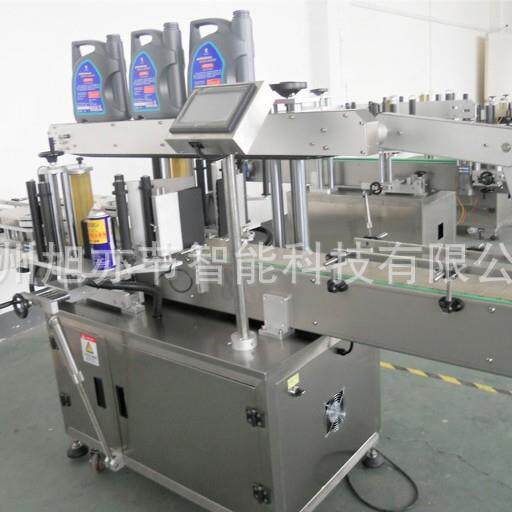 【不机干胶贴标】扁日化产品全自动双面标签机器 立式瓶DQC贴贴标