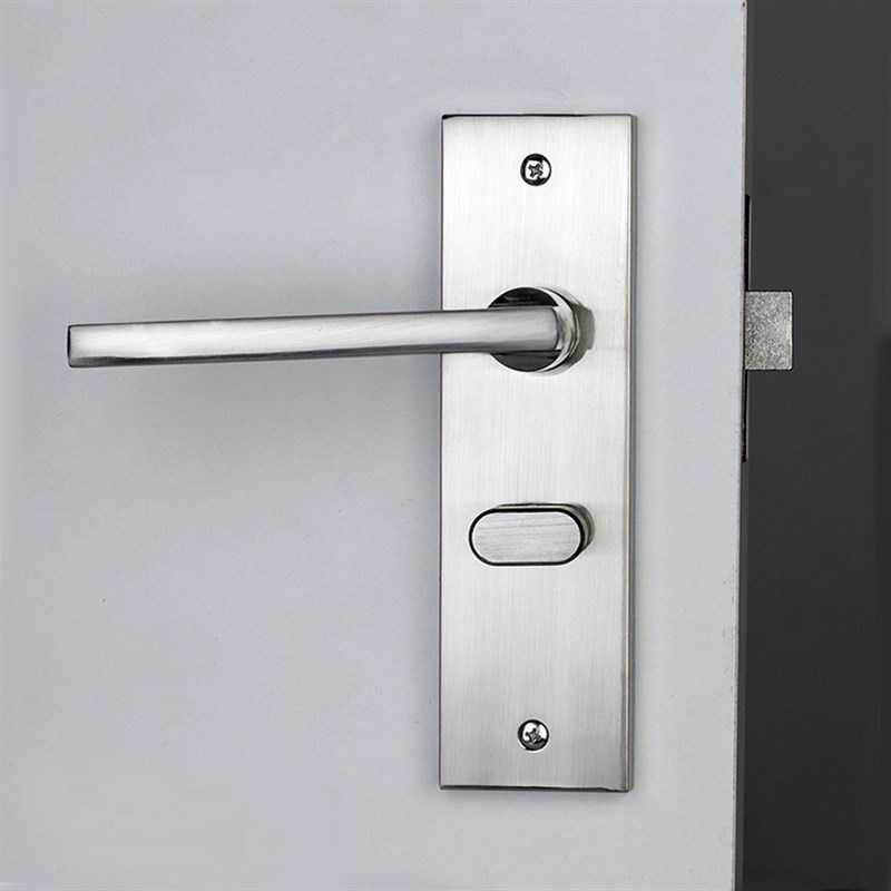 现代锌合金单舌室内房门浴厨房卫生间实木门锁具简约工程内门锁